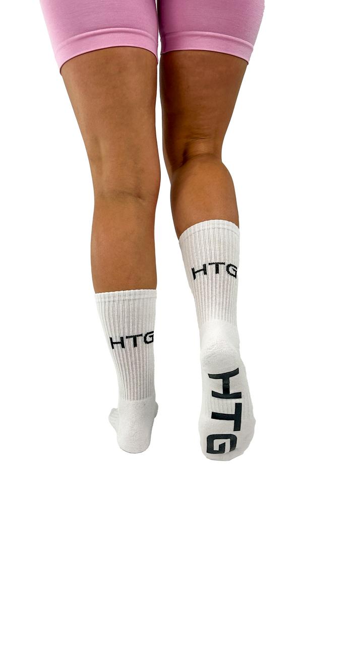 HTG Athletic Gym Sock White